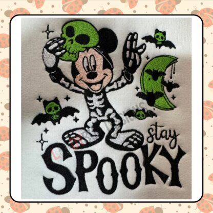 Halloween Mickey Embroidery Design - Image 3