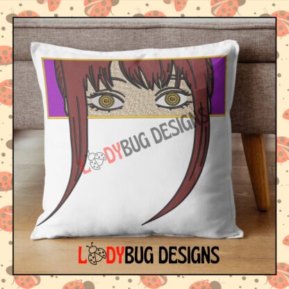 Anime Girl Eye Machine Embroidery Design, available in all sizes and machine formats, perfect for t-shirts, jackets, and bags.