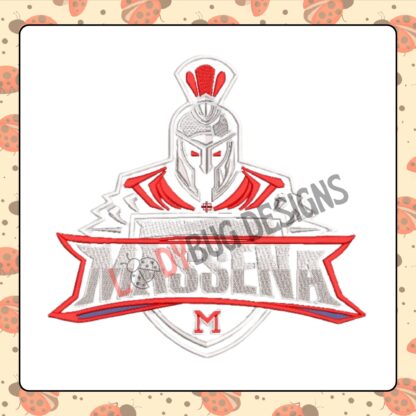 Show your school spirit with The Ladybug Designs' Massena School Logo Embroidery Design! 🎓 This high-quality, professionally digitized design is perfect for adding your school's logo to uniforms, accessories, or school merchandise. With crisp lines and precise stitching, this design captures the pride and tradition of Massena School. Ready to download and stitch!