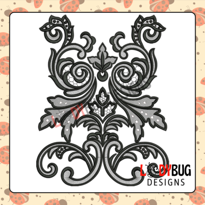 Flower Machine Embroidery Design