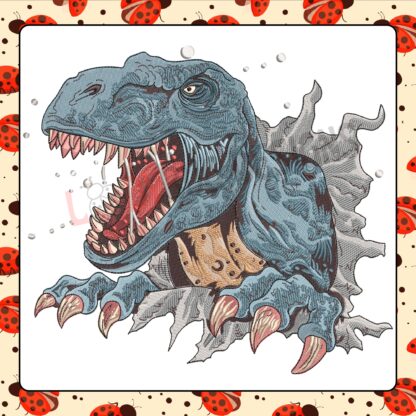 Bring prehistoric fun to your projects with The Ladybug Designs' Dinosaur Machine Embroidery Design! 🦕 Perfect for kids' clothing, accessories, or decor, this playful dinosaur design is ready for download and crafted for high-quality stitching. Each design is expertly digitized, making it easy to stitch and ideal for dinosaur lovers of all ages.